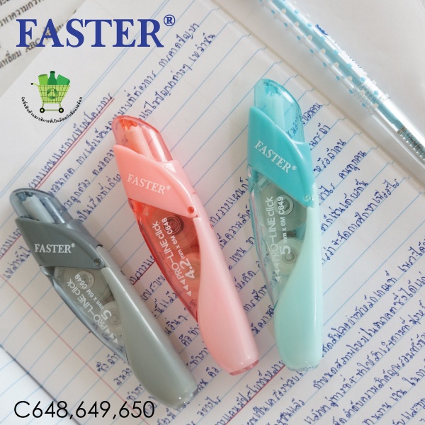 Faster Pro Line C648 C649 C650 C653 / Pro Line+ C658 C659 C660 C668 C669 C670/ Refill R-C668 R-C669 R-C670 I เทปลบคำผิด