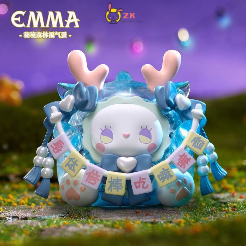 ของแท้ กล่องสุ่ม Emma Secret Forest Lucky Egg Series ของขวัญปีใหม่ สําหรับตกแต่งออฟฟิศ