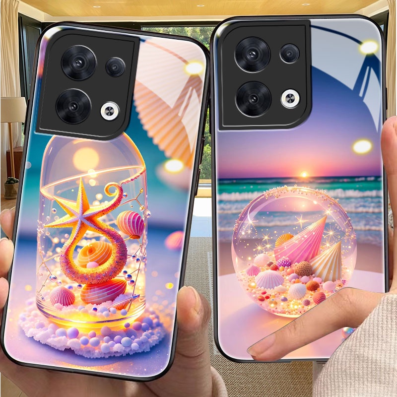 Dmy เคสโทรศัพท์มือถือกระจกนิรภัย สําหรับ oppo reno8z reno8t reno4 reno5f reno7z reno6z reno6 reno3 f reno7 reno2 reno5 reno10 reno8 reno5z pro 4g 5g xzoom