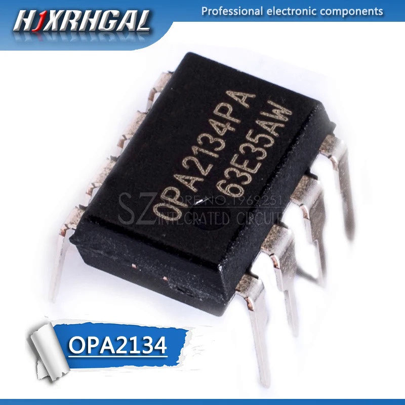 5PCS OPA2134PA DIP8 OPA2134P DIP OPA2134 DIP-8 2134PA ประสิทธิภาพสูงเสียง OPERATIONAL AMPLIFIERS HJX