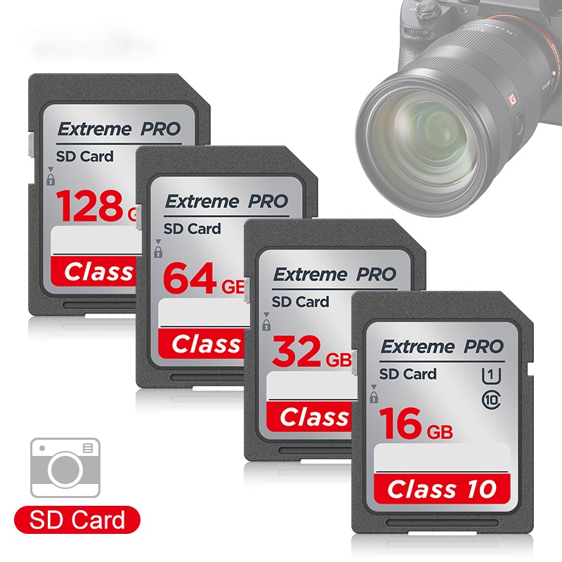 การ์ดหน่วยความจํา sd 16GB 32GB 64GB 128GB 8GB ความเร็วสูง สําหรับกล้องถ่ายรูป