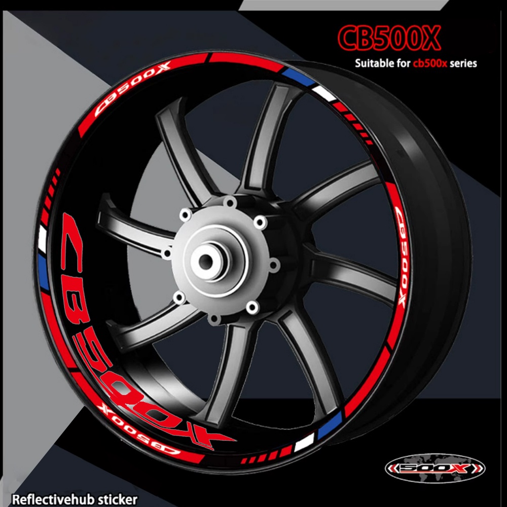 สติกเกอร์ไวนิลสะท้อนแสง กันน้ํา สําหรับติดตกแต่งล้อรถจักรยานยนต์ HONDA CB500X HONDA CB 500X