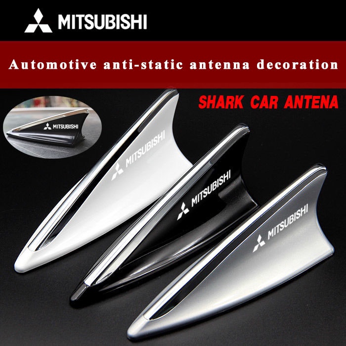 เสาอากาศติดหลังคารถยนต์ ลายหูฉลาม สําหรับ Mitsubishi Xpander attrage mirage outlander pajero sport Triton