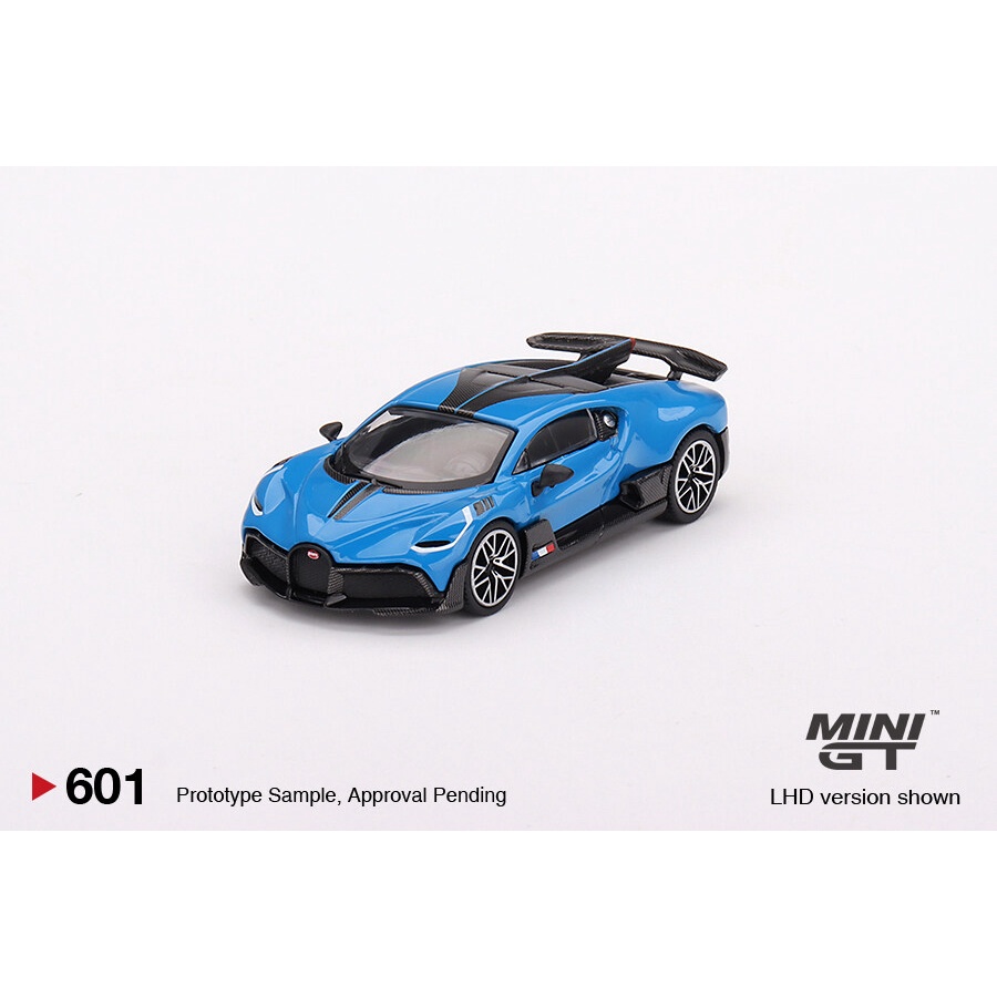 MINI GT No.601 Bugatti Divo Blu Bugatti LHD MGT00601