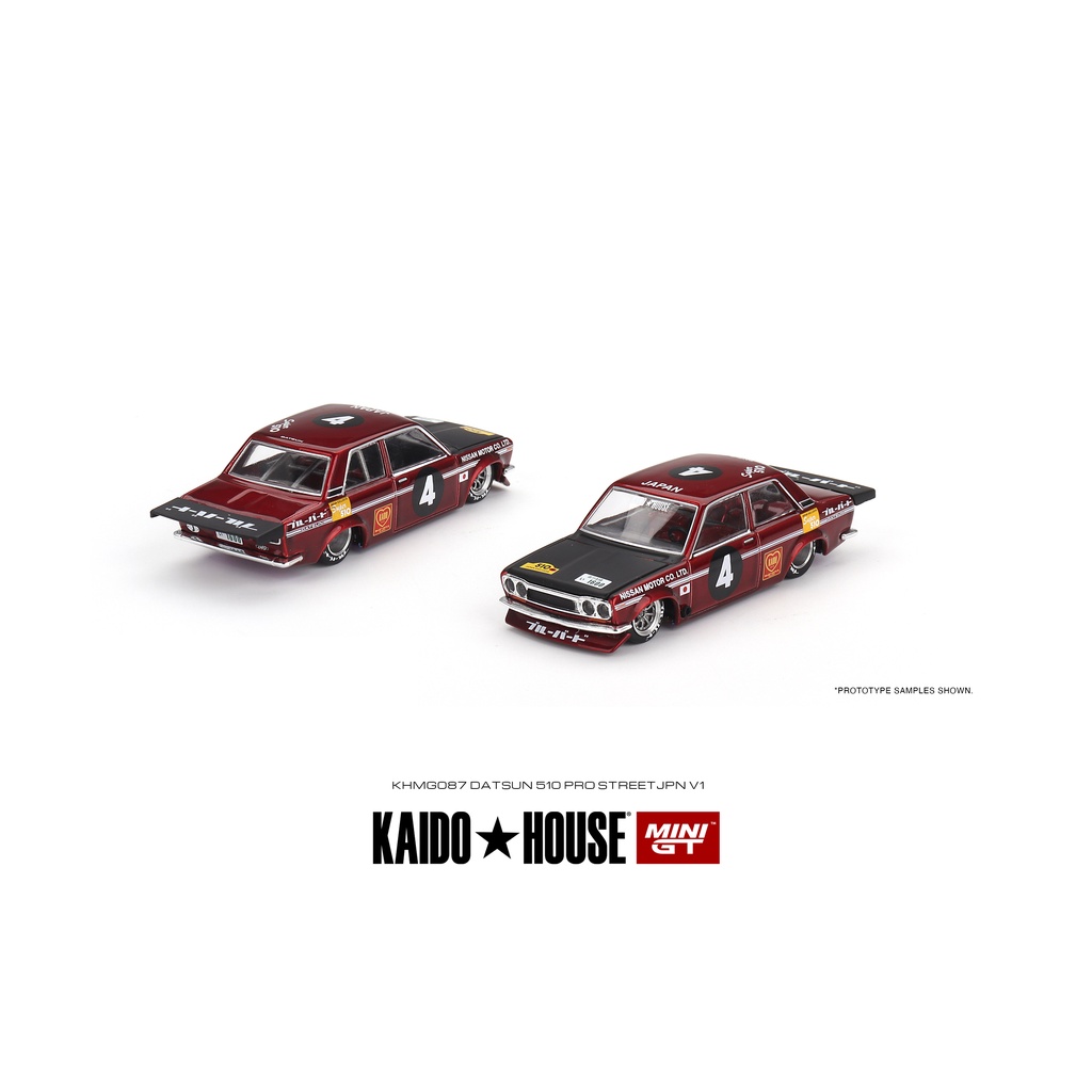 MINI GT Kaido House x MINI GT Datsun 510 Pro Street JPN V1 KHMG087