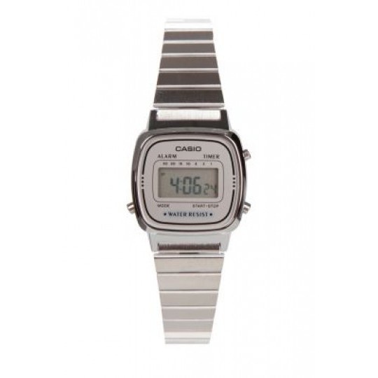 [Time Cruze] Casio LA-670 Stainless Steel Small Digital Watch LA-670WA-7DF LA-670WA-7D LA-670WA-7 L