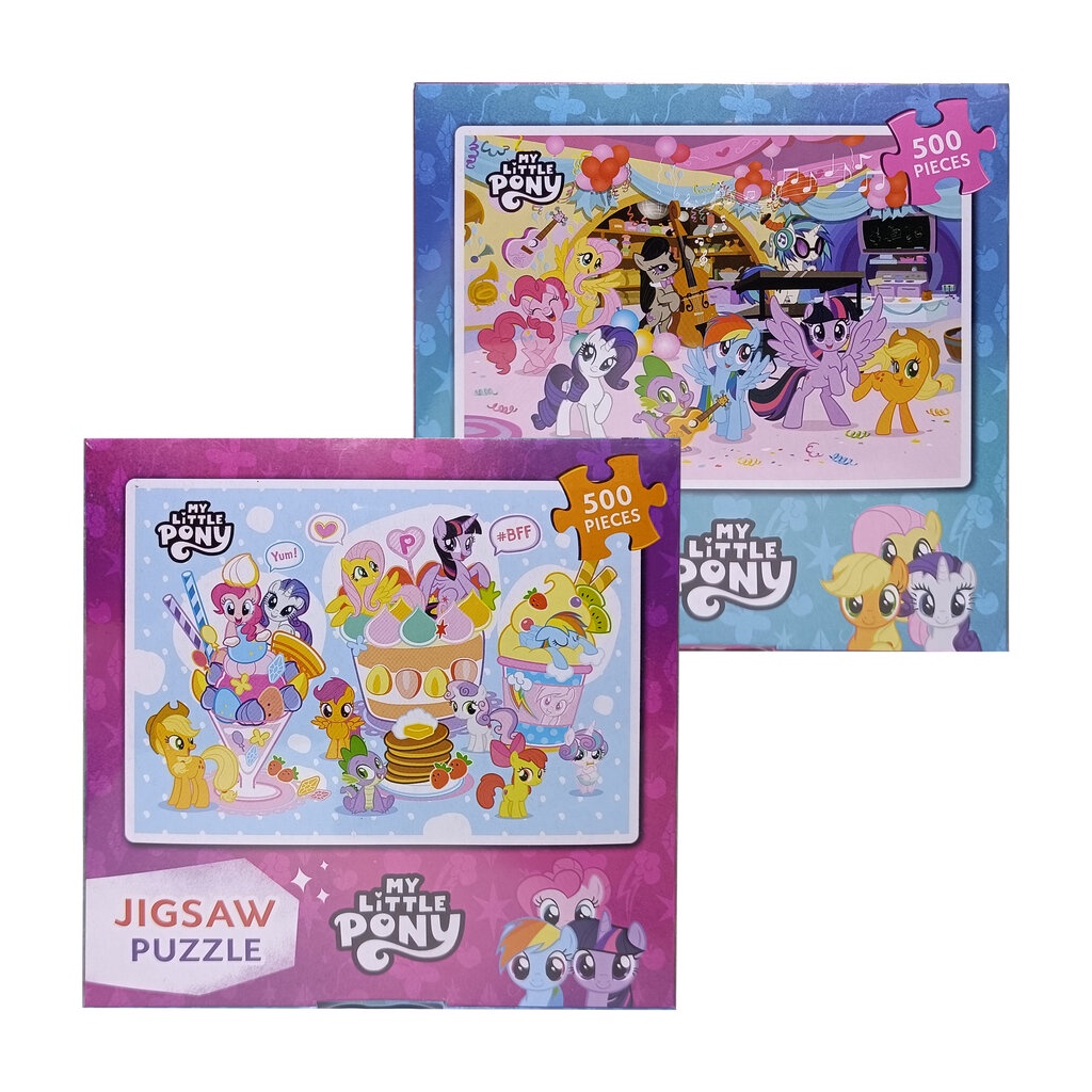 Jigsaw Puzzle 500 ชิ้น My Little Pony ตัวต่อจิ๊กซอว์มายลิตเติ้ลโพนี่ มิตรภาพอันแสนวิเศษ สินค้าลิขสิทธิ์ Bongkoch Magi...