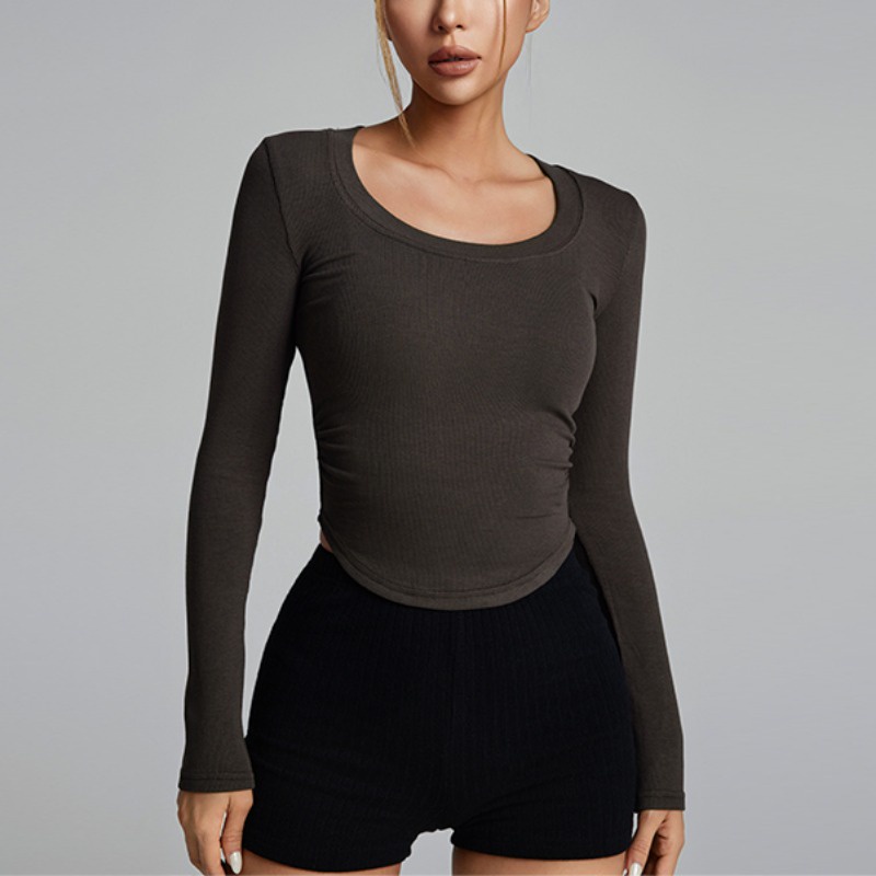 【LASYYOGA】เสื้อกีฬาลําลอง ไม่มีฟองน้ํา กระชับสัดส่วน ใส่สบาย สําหรับวิ่ง เล่นกีฬา