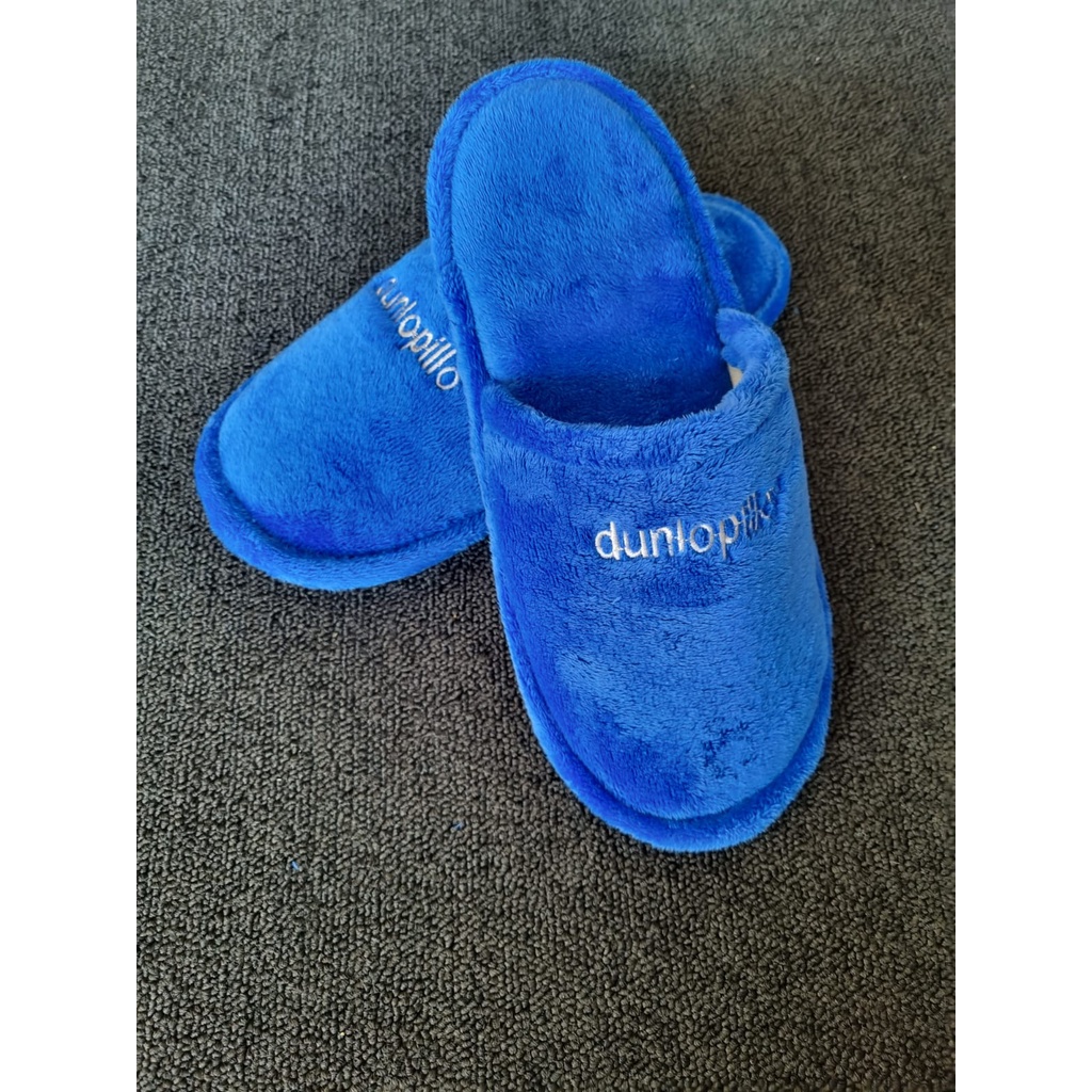 Dunlopillo Bludru Slippers Hotel Home and Bedroom ทุกขนาด (38-41),