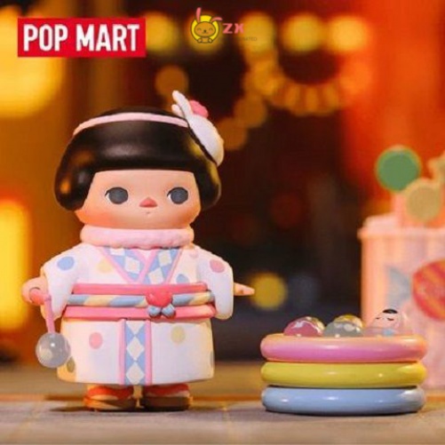Popmart Pop Mart ของแท้ Pucky Bi Qi Elf Garden Tour Series กล่องสุ่ม ตุ๊กตา เครื่องประดับมือถือ ของขวัญ