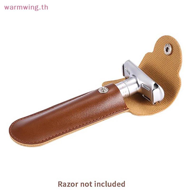 Warmwing Travel Manual Double Edge Safety มีดโกนหนังแบบพกพาพร้อมกล่อง TH