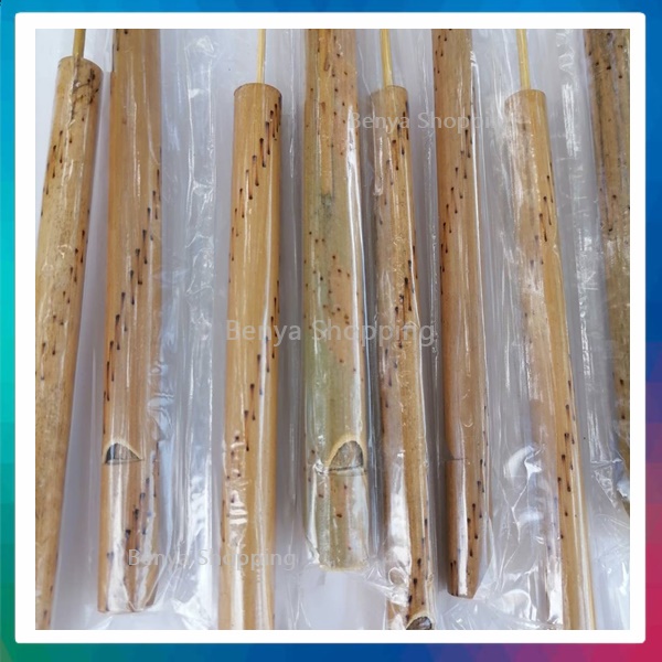 ของเล่น 12 ชิ้น เป่าปี่นก ปี่เสียงนก (นกหวีดไม้ไผ่) ของเล่นเด็ก