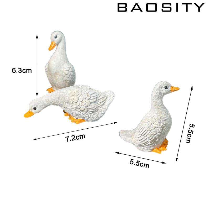 [Baosity ] ⚡Fast shipping⚡ตุ ๊ กตาเป ็ ด 3 ชิ ้ นตกแต ่ งบ ้ านรูปปั ้ นเรซิ ่ นสําหรับสนามหญ ้ าชั ้ นวางหนังสือ - รูปที่ 7