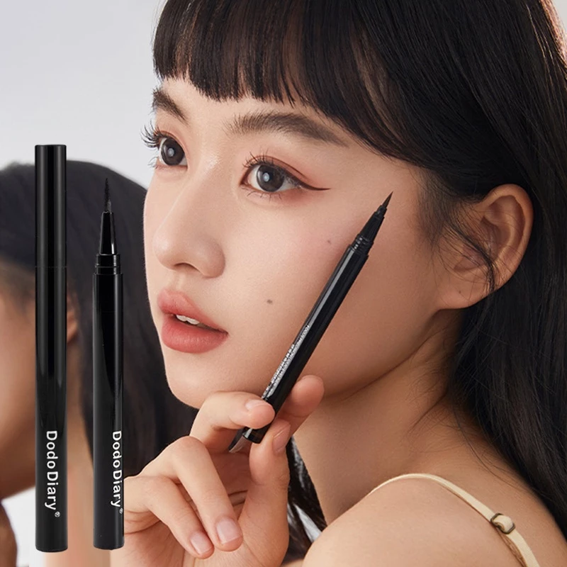 อายไลเนอร์สีดำ แบบกันน้ำ สำหรับแต่งหน้า ติดทนทาน คุณภาพดี