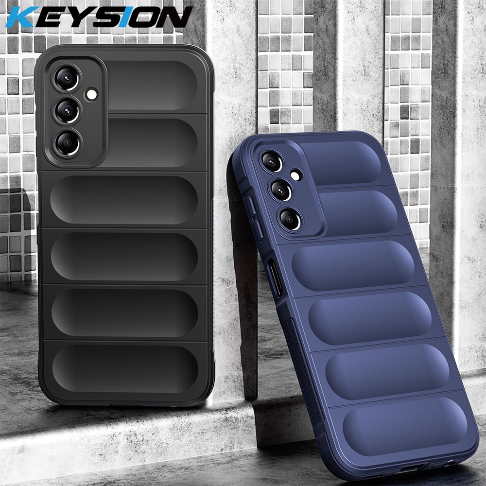 Keysion เคสโทรศัพท์ซิลิโคน แบบนิ่ม กันกระแทก สําหรับ Samsung A25 5G A15 A05S A04S Galaxy M54 M34 M14 5G M23 M52