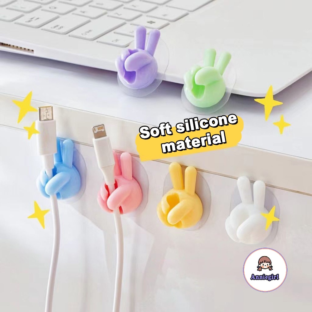 ที่เก็บสายเคเบิล หูฟัง เครือข่าย USB น่ารัก เรียบง่าย สําหรับสํานักงาน