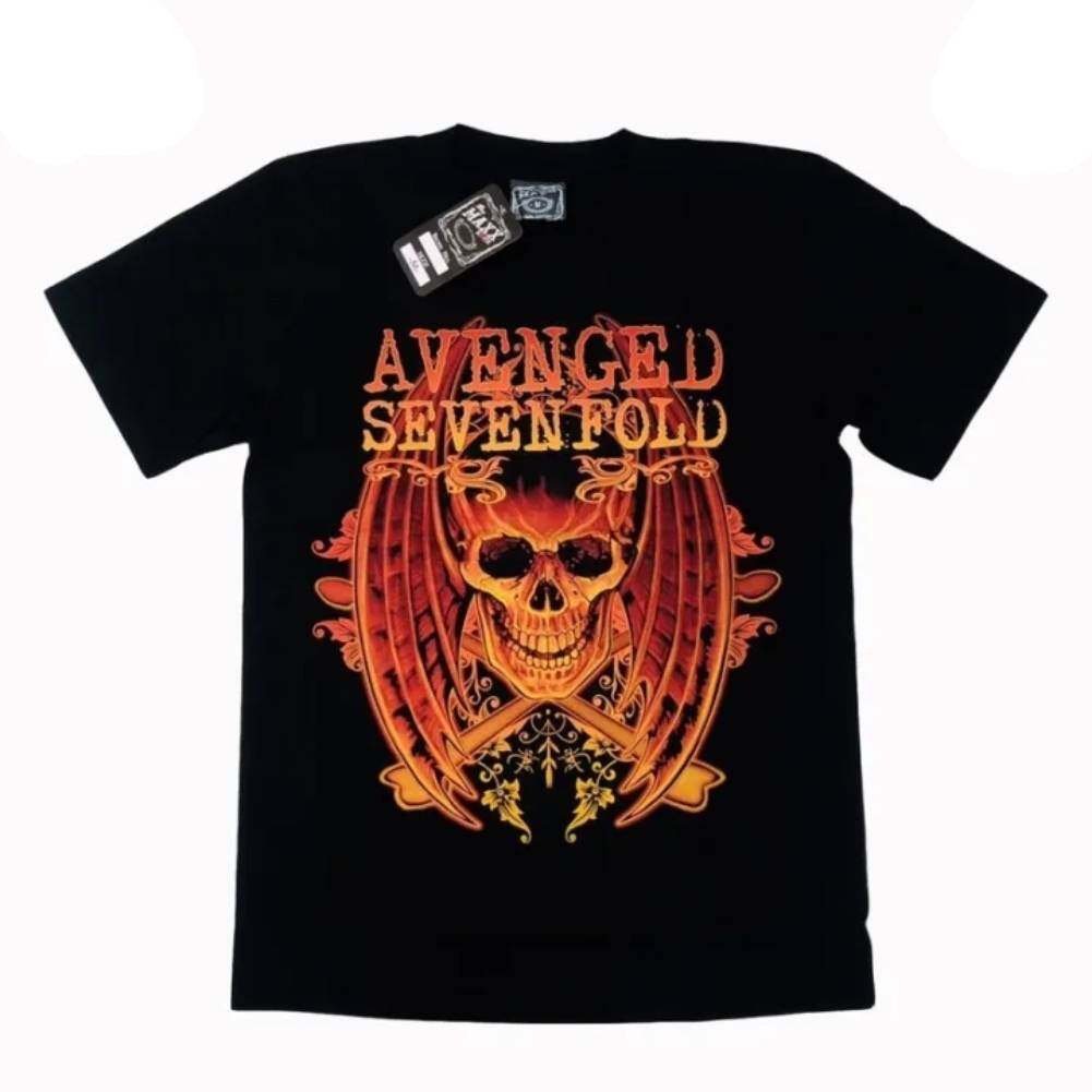แฟชั่น  Avenged Sevenfold MS-89 วงดนตรี วงร็อค นักร้อง ปี ลายกราฟฟิก คอตตอน S-5XL