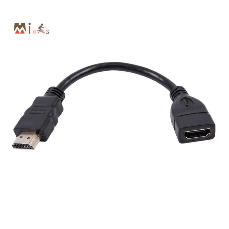 【Mi4743】สายเคเบิ้ล Hdmi ตัวผู้ เป็นตัวเมีย สําหรับ Google Chrome Cast Fire Tv Stick Roku Stick Connection To Tv