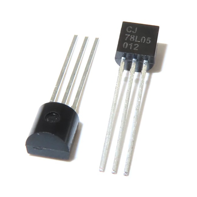 ไตรโอดควบคุมแรงดันไฟฟ้า CJ78L05 In-Line TO-92 5V 7805
