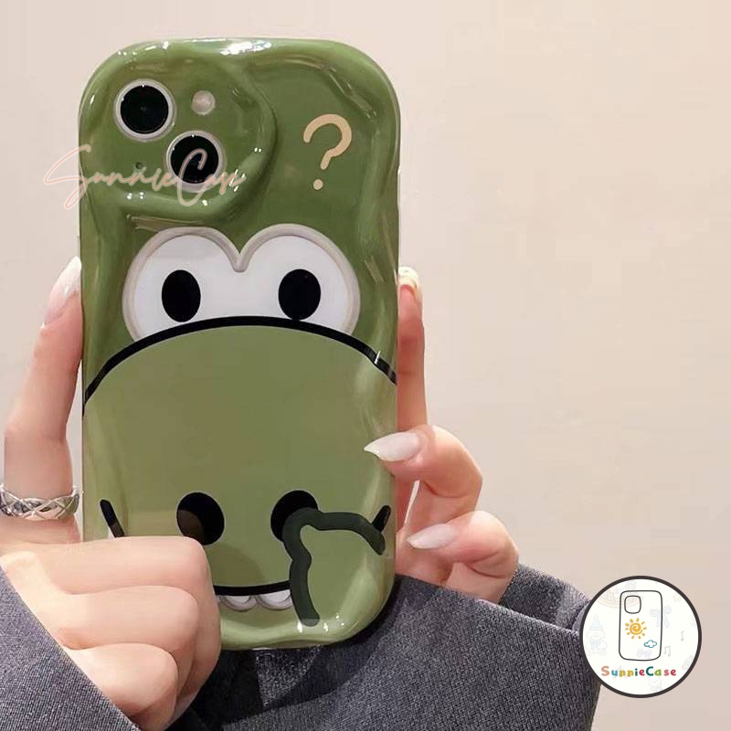 กบไดโนเสาร์ตลกการ์ตูนสตรอเบอร์รี่หมีกรณีโทรศัพท์นุ่มเข้ากันได้ iPhone 15 11 12 14 13 Pro Max 15 8 7 Plus XR X XS Max SE