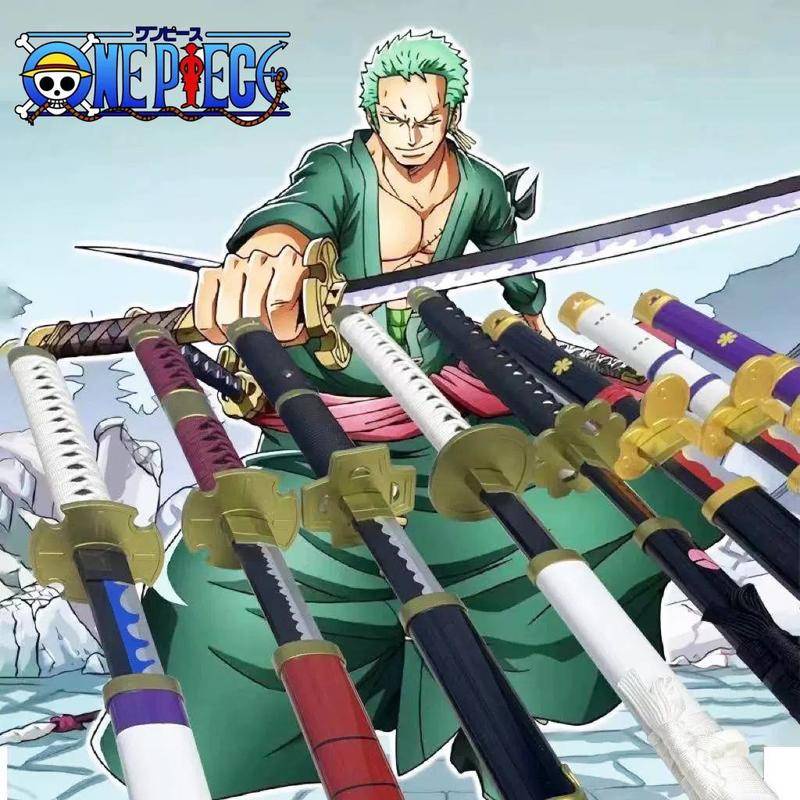 ของเล่นดาบ One Piece Roronoa Zoro Sword samurai Sword Santoryu Colette Zowado Ichimonji Saidai Kitet