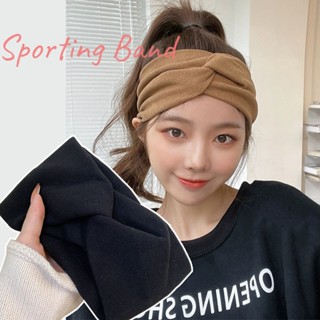 ผ้าโพกหัว แบบนิ่ม ประดับโบว์ สไตล์วินเทจ เหมาะกับการเล่นกีฬา…