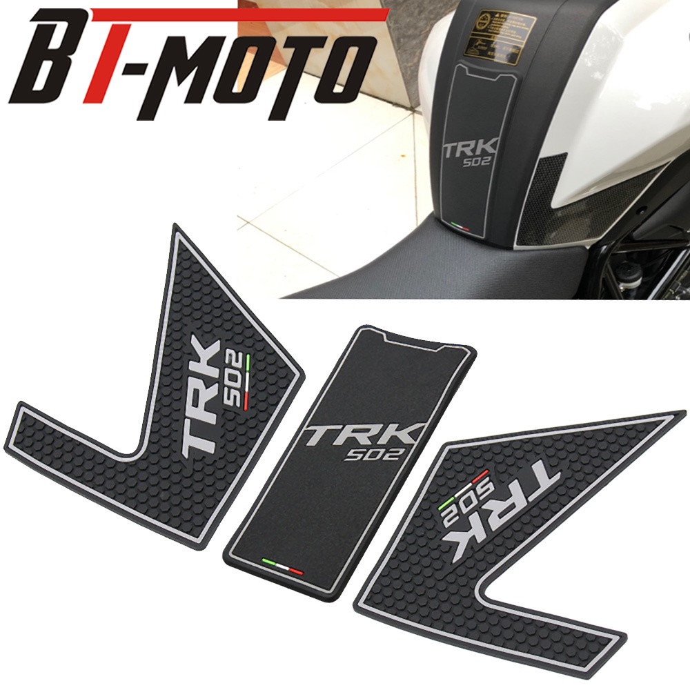 สติกเกอร์ยาง กันลื่น สําหรับติดตกแต่งถังน้ํามันรถจักรยานยนต์ Benelli TRK502 TRK502X TRK 502 502X