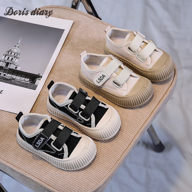 รองเท้าผ้าใบ พื้นนิ่ม ลาย Doris diary สําหรับเด็ก
