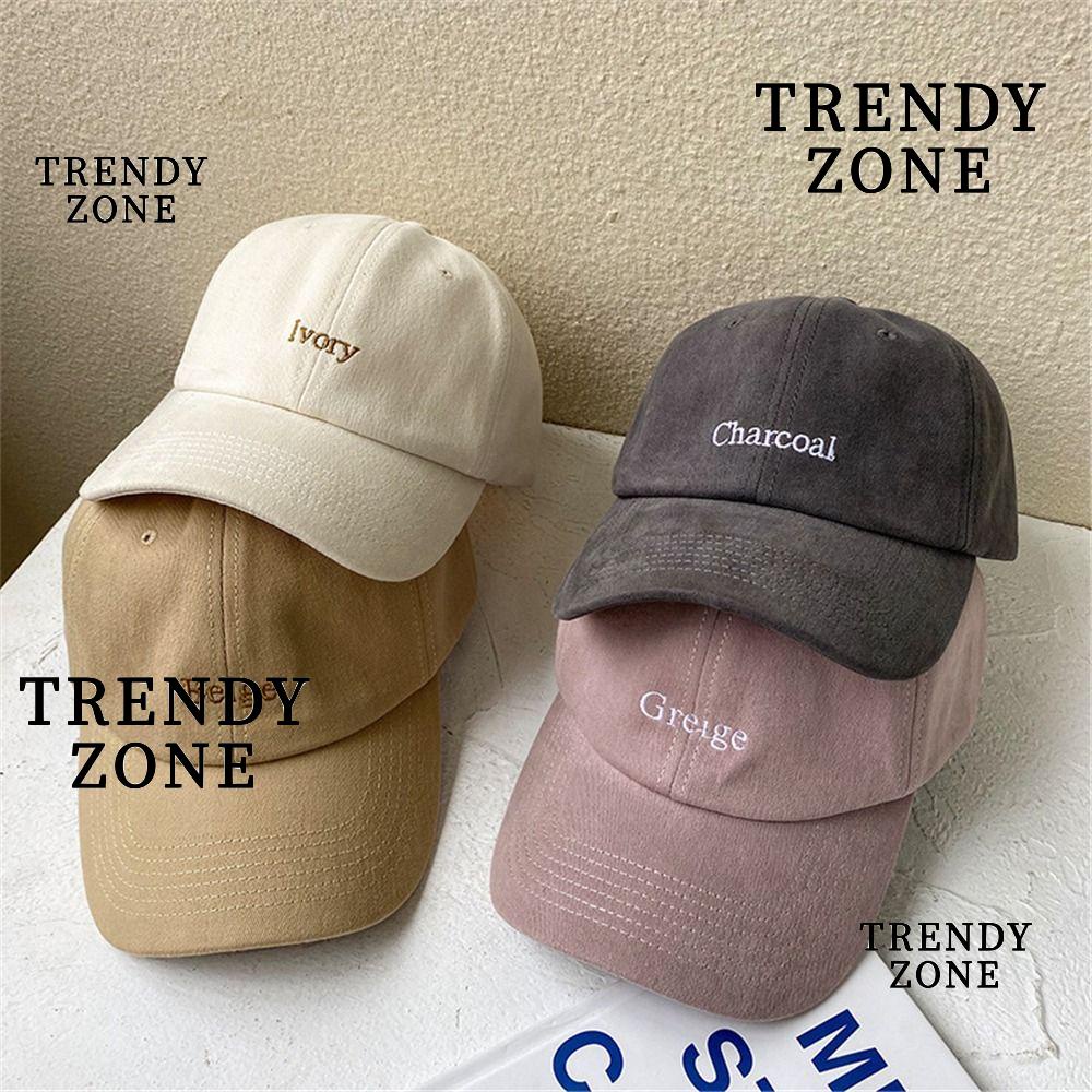 Trendyzone หมวกเบสบอล แฟชั่น ฤดูร้อน ปรับได้ หมวกกันแดด