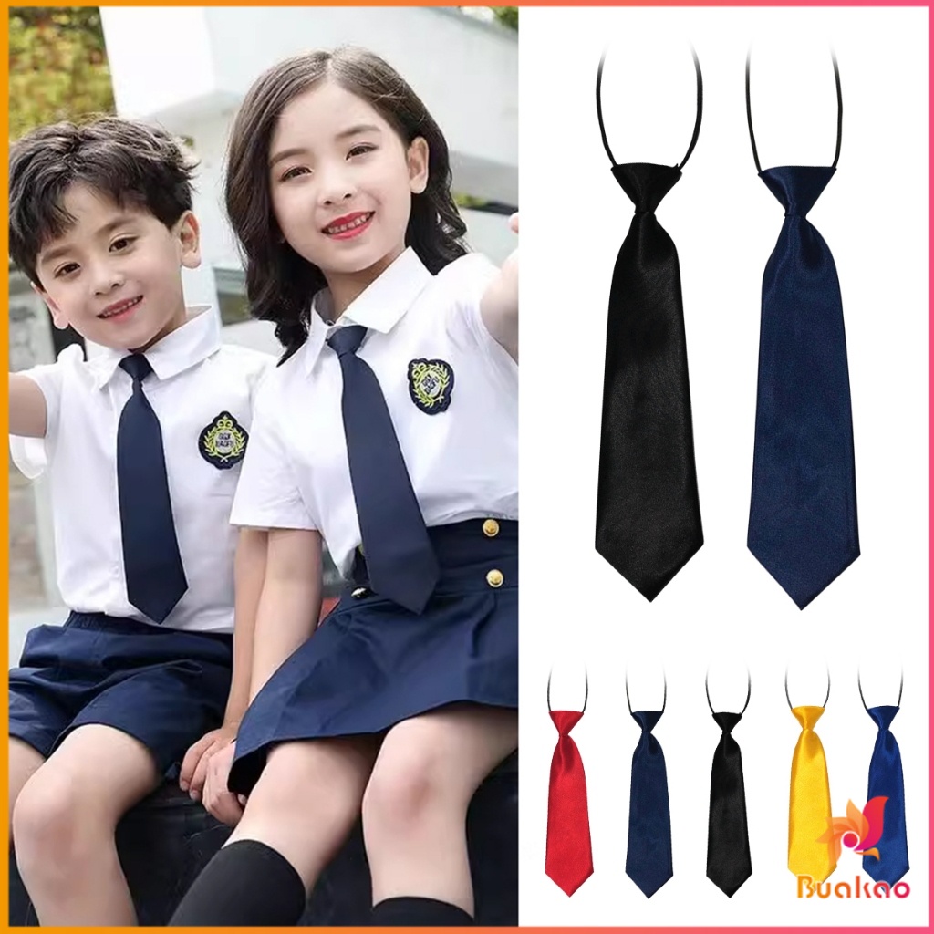 BUAKAO เนคไทเด็ก สำหรับใส่ออกงาน สายยืดได้เยอะ Kids Tie