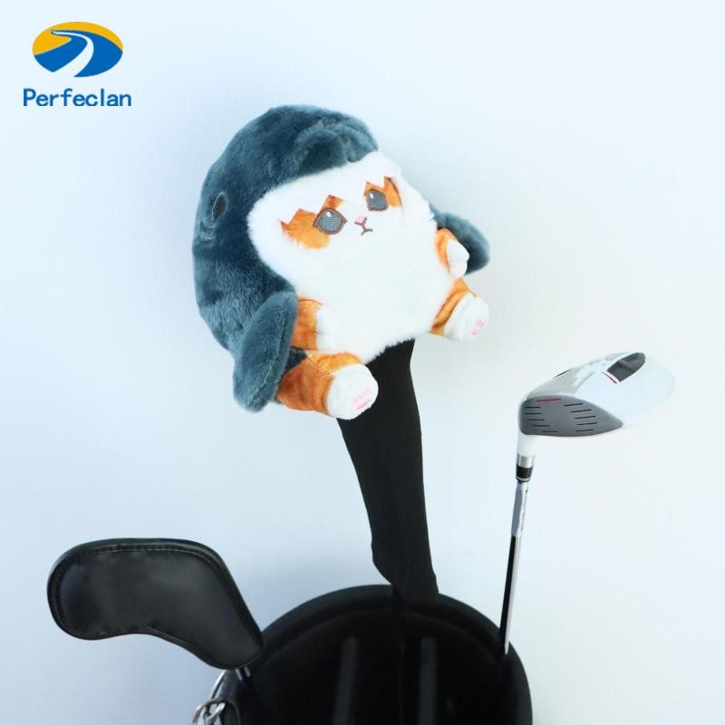 Perfeclan Club Head Cover แจกผู้หญิงผู้ชาย Golfer อุปกรณ์ Headcover ไม้สําหรับฝึกเริ่มต้น