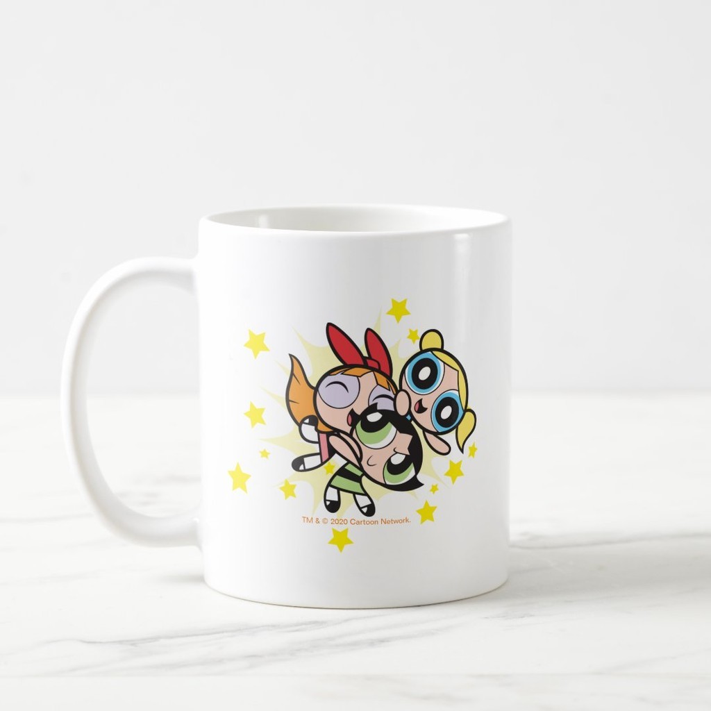 แก้วกาแฟ Powerpuff Girls Rule แบบกําหนดเอง Powerpuff Girls Jinemo 169 2701