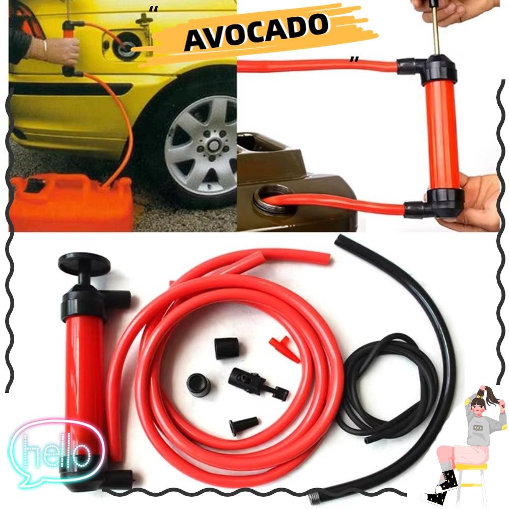 ปั๊มน้ําน้ํามัน AVOCAR, ปั๊มมือ Siphon Sucker, รถจัดแต่งทรงผม Dual Purpose แบบพกพาพลาสติก Inflatable ปั๊มสําหรับปั๊มน้ํามัน