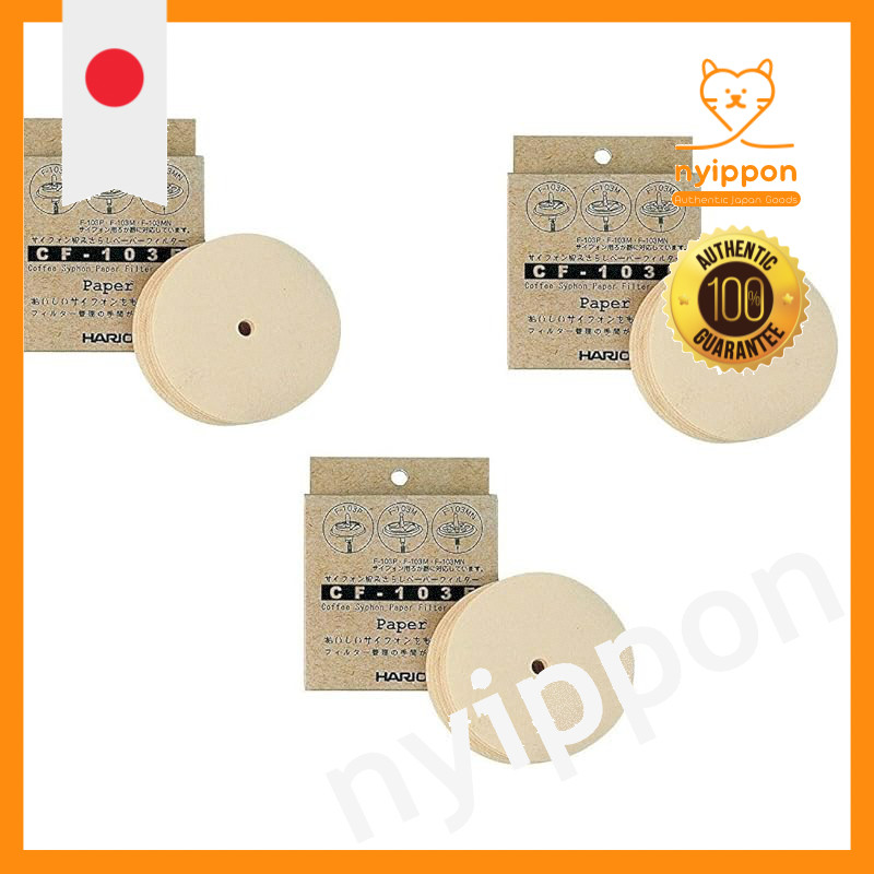 Hario 3x Paper Filter for Hario Syphon Exposed Only Cf-103e (300 Sheets) from Japan