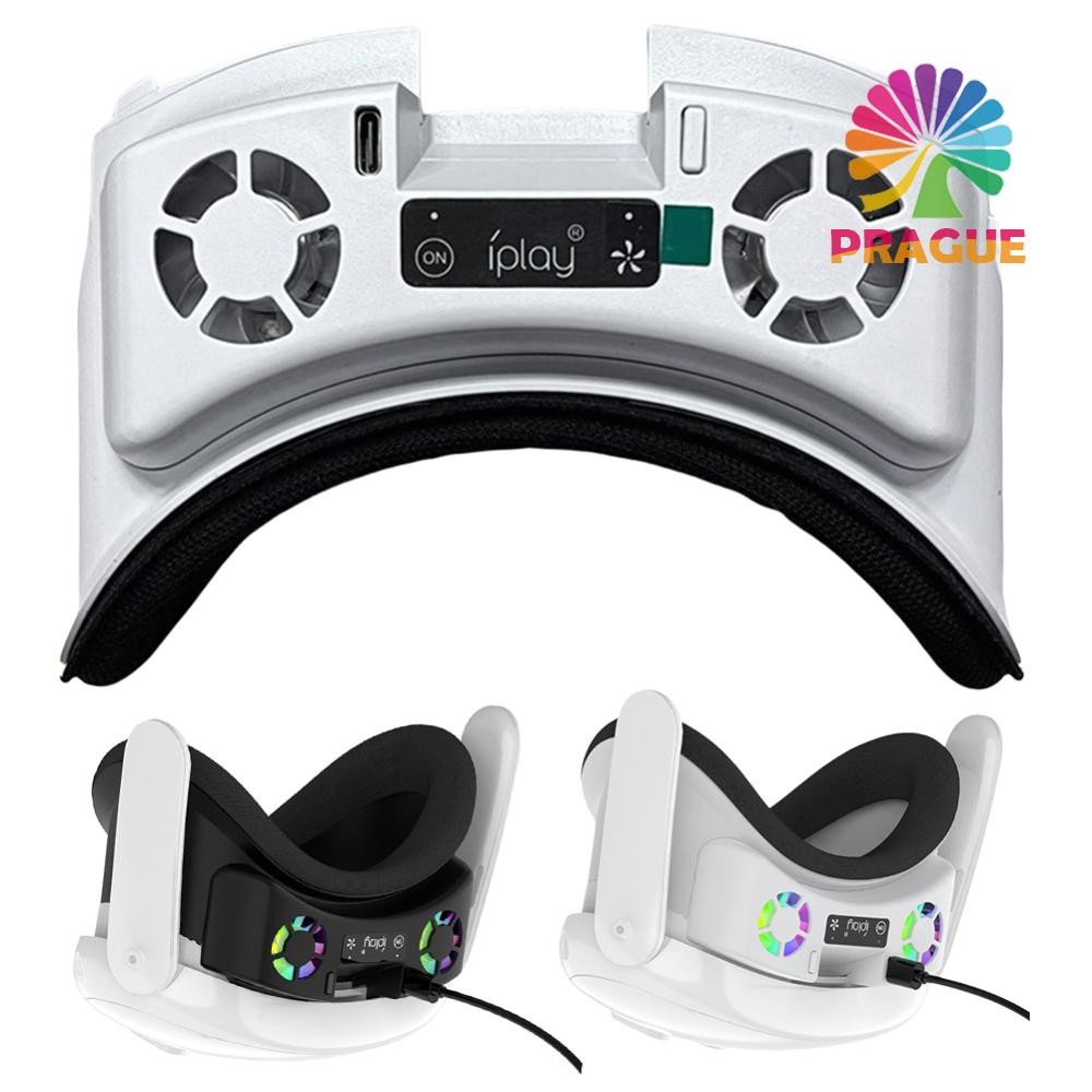 Au VR พัดลมระบายความร้อน Face Cover Cool Mask พร้อมไฟ RGB สําหรับ Meta Quest 3 เครื่องประดับ [pague.th]