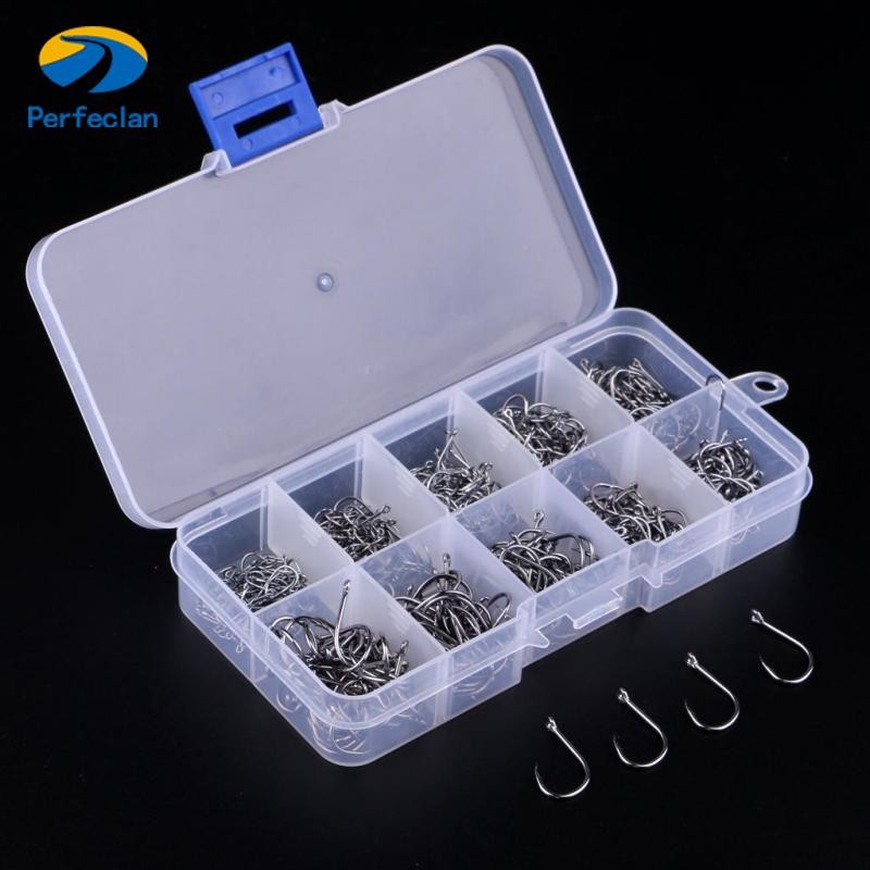 Perfeclan 500x Sharp Fishing Hooks Hook Offset Hook Fishing Tackle