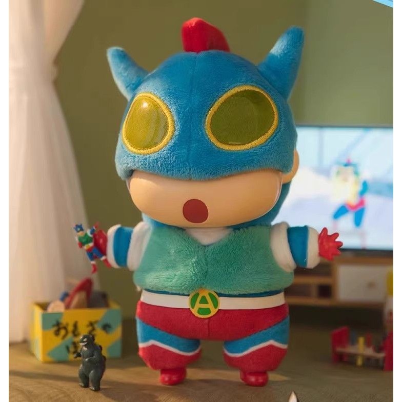 ของแท้ TOPTOY Crayon Shin-Chan Dress-Up Party ไวนิลตุ๊กตา Mystery กล่องจี้อินเทรนด์เล่นรูปตุ๊กตาของขวัญ