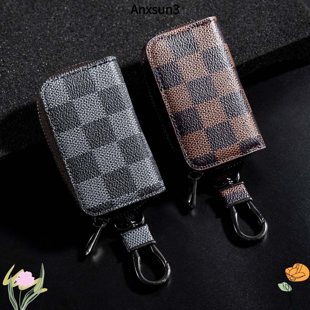 Anxsun3 สัญญาณ Shielding กระเป๋าแบบพกพามัลติฟังก์ชั่ซิปกระเป๋ากุญแจรถ Organizer กระเป๋าพวงกุญแจ Auto Key