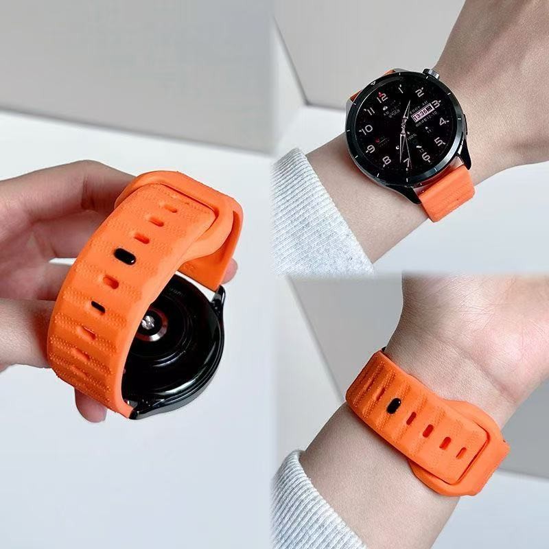สายนาฬิกาHuawei Gt2e/GT2/GT3/GT4/gt5แบบซิลิโคนwatch2/2e/3/3pro/4/budsสายนาฬิกา20mm22mm