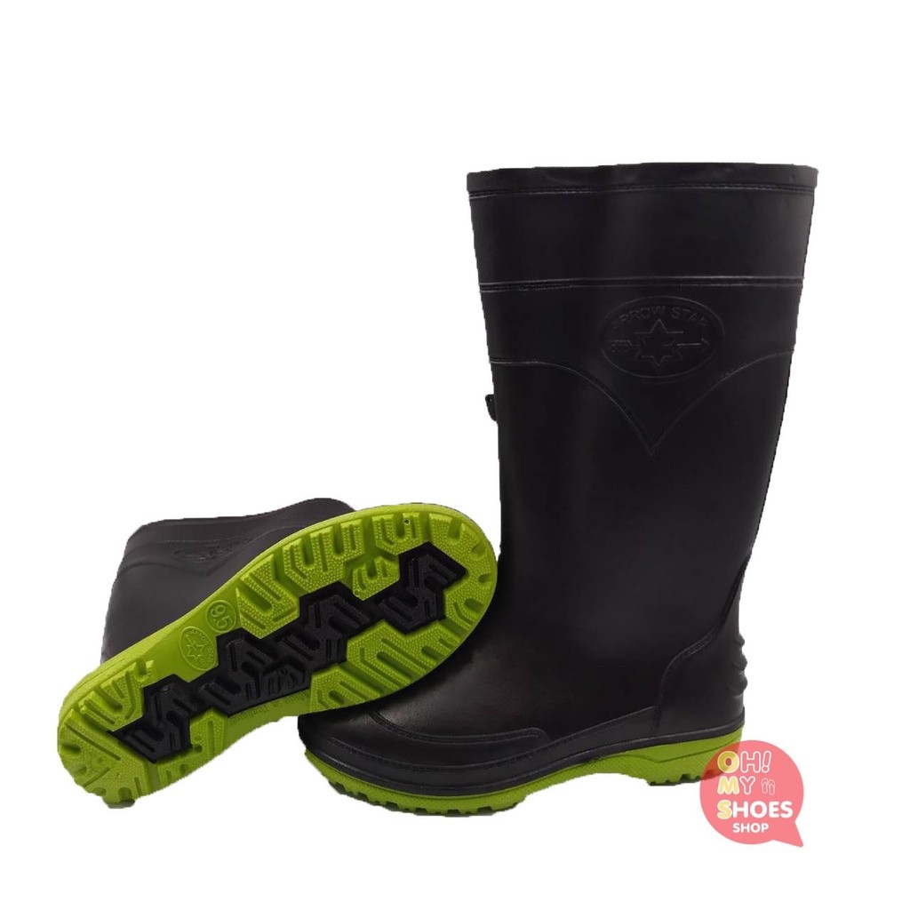 บูทกันลื่น ❉รองเท้าบูทกันน้ำ Arrow Star (แอร์โรว์สตาร์) A991 สูง 12.5 นิ้ว สินค้าพร้อมส่งในไทย