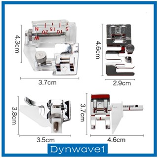 [Dynwave1] ตีนผีจักรเย็บผ้า โลหะ ปรับได้ แบบเปลี่ยน 16 ชิ้น