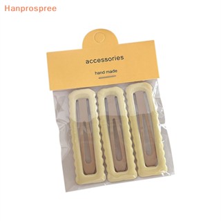 Hanprospree&gt; กิ๊บติดผม กิ๊บติดผม BB สีแคนดี้ น่ารัก สีสันสดใส เรียบง่าย แฟชั่นสําหรับผู้หญิง เด็กผู้หญิง ปิ่นปักผม ปิ่นปักผม เครื่องประดับผมเด็ก อย่างดี 3 ชิ้น/เซต