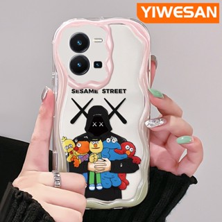 เคสโทรศัพท์มือถือแบบนิ่ม ใส กันกระแทก ลายการ์ตูน Sesame Street สําหรับ vivo Y35 5G Y36 5G Y35