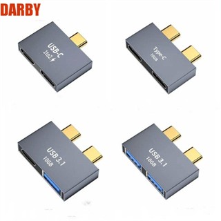 Darby ฮับแยกสายชาร์จ USB C PD ตัวผู้ ทนทาน อุปกรณ์เสริมคอมพิวเตอร์