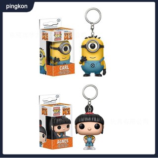 Tdg พวงกุญแจ จี้ฟิกเกอร์ อนิเมะ Despicable Me Agnes Minions สําหรับเด็ก