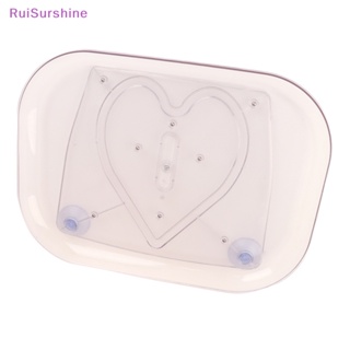 Ruisurshine ใหม่ ถาดหมุนได้ 360 องศา ทรงสี่เหลี่ยมผืนผ้า สีโปร่งใส สําหรับตู้เย็น