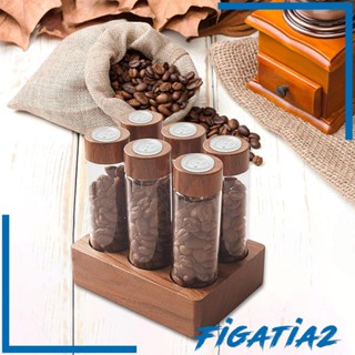 [Figatia2] หลอดแก้ว สําหรับเก็บเมล็ดกาแฟ