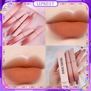 ♕ Pcu Velvet Matte Lip Gloss Moisturizing Milk Cream Texture Fog Surface Smooth Lipstick Easy To Color Long Lasting Lip Makeup 6 แบบ UPBEST