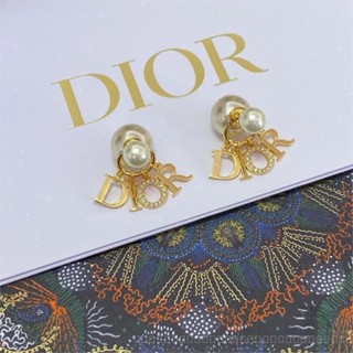 0931YWTS Ddijia New Letter Tassel Earrings Womens Golden Front and Rear Pearl CD Earrings High-Grade Earrings Fashion Earrings 8GM3