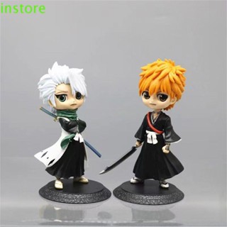 Instore โมเดลฟิกเกอร์ PVC อนิเมะ Bleach Q Postket Ichigo Kurozaki Kawaii Touhirou พร้อมกล่อง สําหรับตกแต่ง